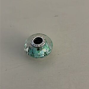 Authentic 🌟Pandora Murano glass bead in blue/green -ALE S925